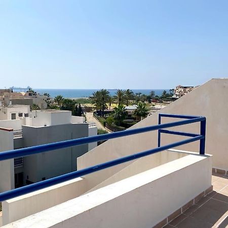 Atico Con Vistas Al Mar En Primera Linea De Playa Vera Exterior foto